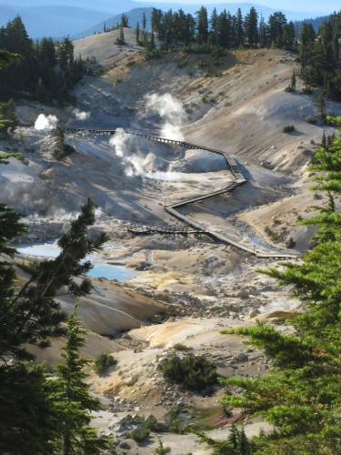bumpass hell from above