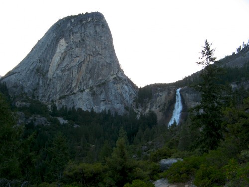 nevada falls and liberty cap