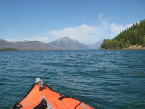 lake mcdonald kayak