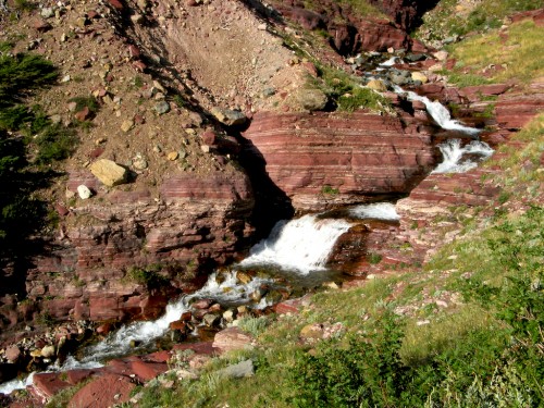 siyeh-pass_baring-creek-cascade